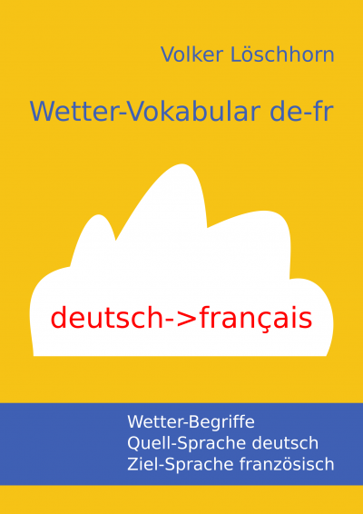 Titelseite des Wetter-Vokabulars de-fr