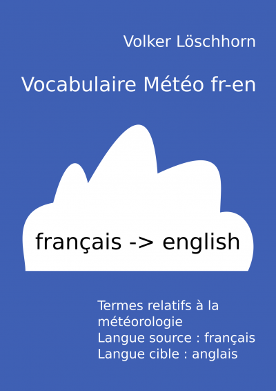 Page de couverture du Vocabulaire météorologique en-fr