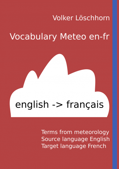 Front page of the weather vocabulary en-fr